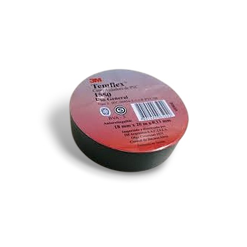 Cinta TEMFLEX 165 19mm x9m negro